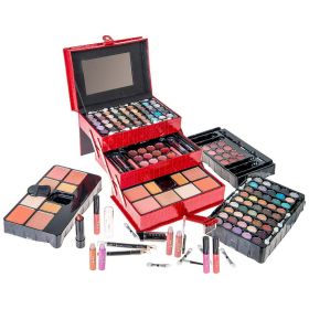 All In One Makeup Kit (Eyeshadow, Blushes, Powder, Lipstick & More) Holiday Exclusive (Actual Color: Red)