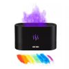 Upgraded Flame Diffuser DQ701A 180ml Aromatherapy Oil Diffuser Ultrasonic Cool Mist Diffuser with Waterless Auto Shut-Off Protection; 5 Color Flame Li